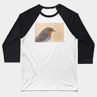 Robin with white feather Baseball T-Shirt